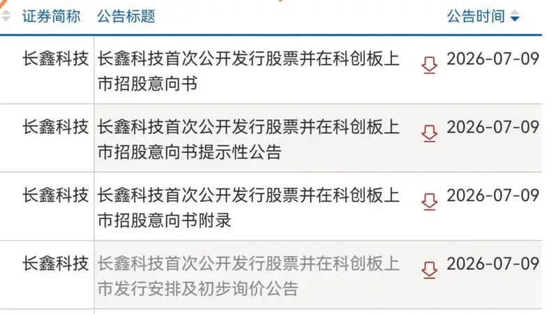 长鑫科技来了,7月16日打新!上半年净利暴涨超22倍,董事长承诺10年不减持