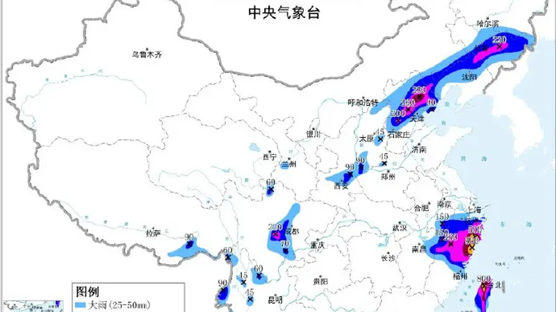 中央气象台发布今年首个暴雨红色预警!台风“巴威”影响还将深入辽宁、吉林!长白山等多个景区暂停开放