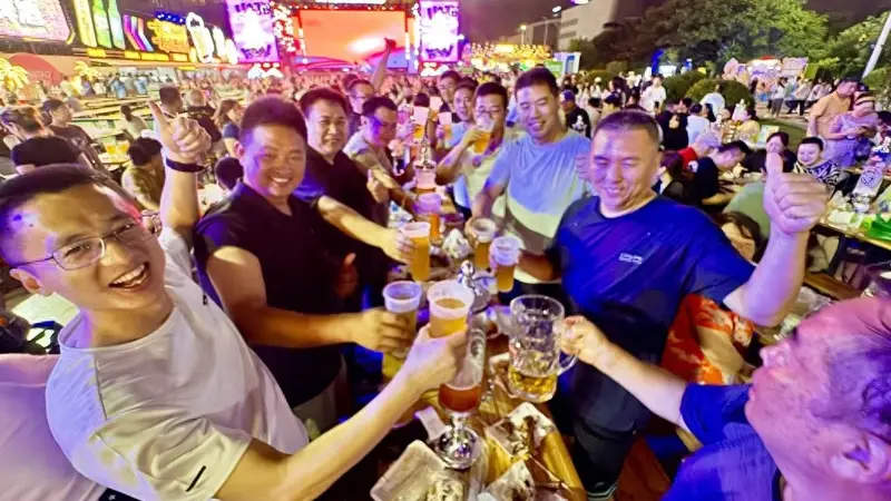 青岛崂山啤酒节会场燃动夏夜 7月24日开启狂欢派对