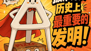 披萨盒里那个白色三角架，我对着它研究了半小时