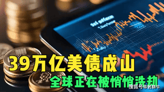 39万亿美债成山，美国不还债只印钱，全球正在被悄悄洗劫
