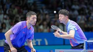 乒乓球全锦赛：马龙/许昕3-0林高远/袁烜松 晋级男双决赛