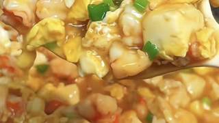 虾仁豆腐抱蛋：鲜美嫩滑，暖心暖胃的家常美味