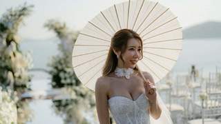 恭喜！TVB前知名女星在泰国补办婚礼，前凸后翘丰满身材引热议