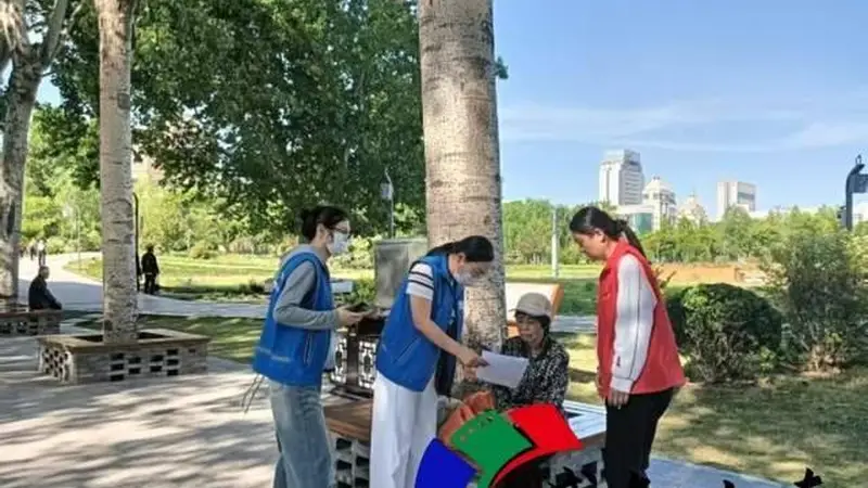 古槐街道西门社区网格中心开展“防灾减灾 网格守护”志愿服务活动