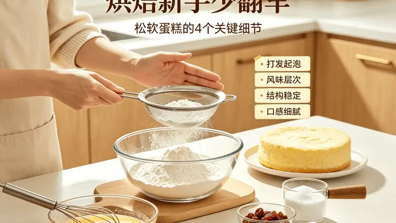4个烘焙隐藏技巧，轻松告别蛋糕翻车