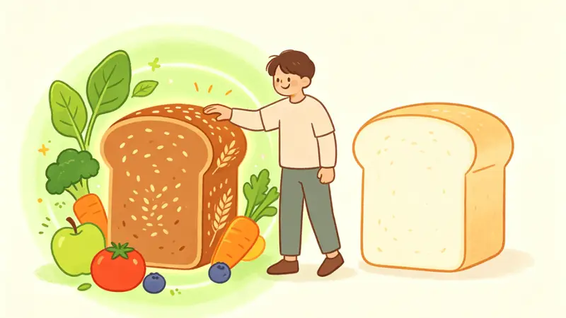 膳食纤维、GI值、营养密度差距拉满!全麦vs白面包核心区别曝光