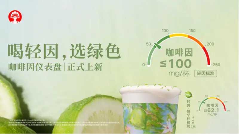 茶饮界有了“咖啡因仪表盘”，晚上喝什么不用再开盲盒