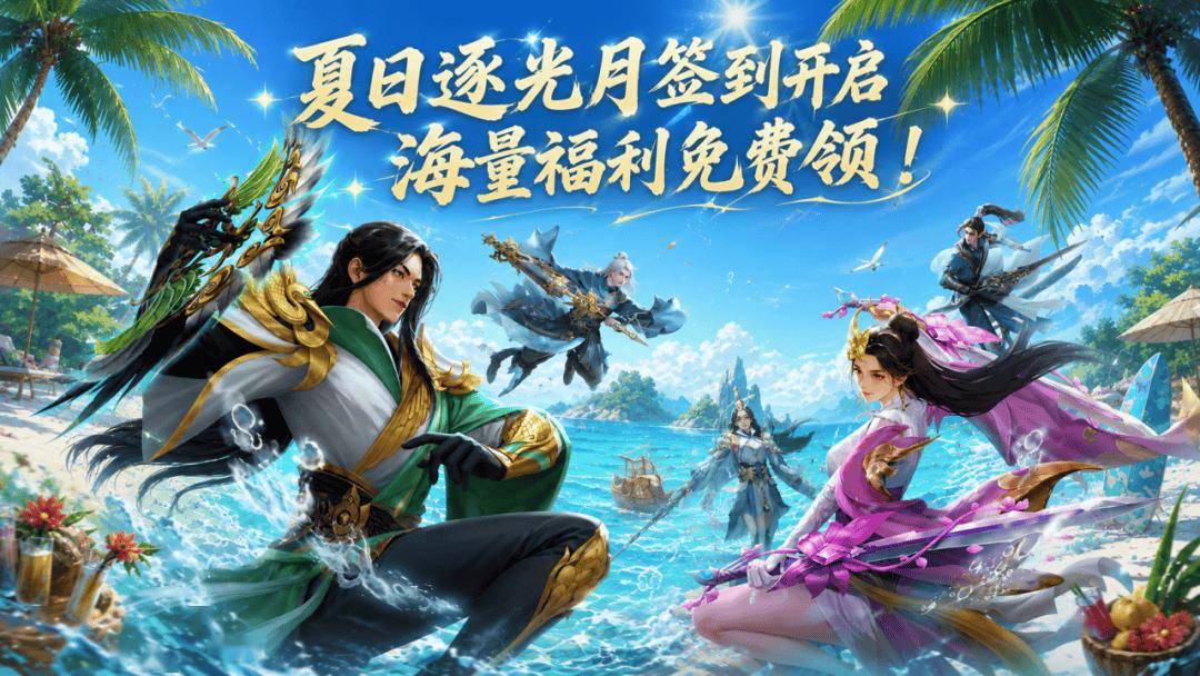 活动预告丨七月精彩不停！月签到上线，夏日狂欢正式开启