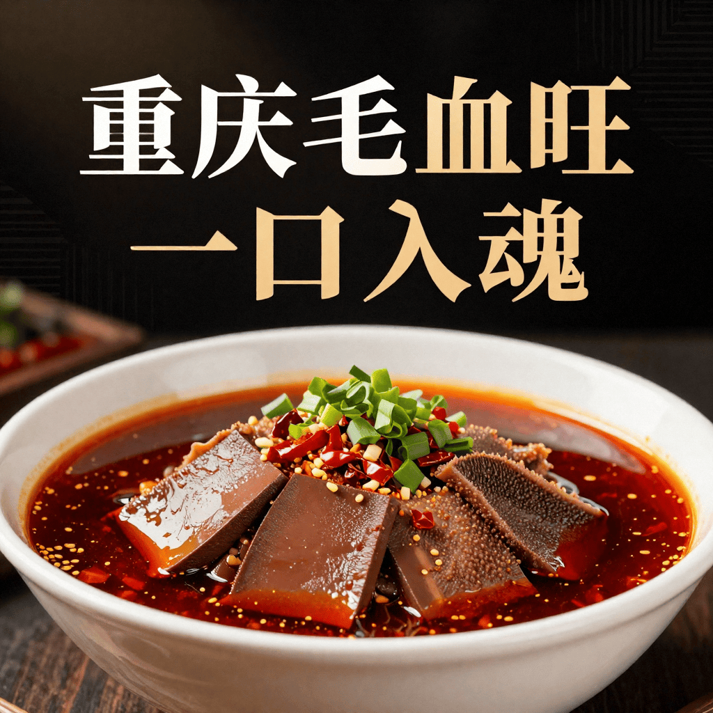 重庆毛血旺：鸭血+毛肚+红油，麻辣鲜香，一口入魂！