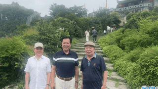 唐国强、王伍福、卢奇三位著名表演艺术家参观青岩古镇