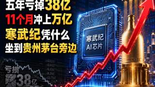 五年亏掉38亿的公司,11个月冲上万亿:寒武纪凭什么坐到贵州茅台旁边
