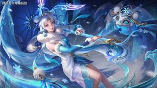 公孙离星传说皮肤蓝色新形象惊艳亮相