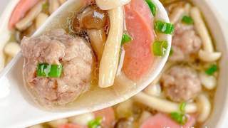 鲜掉眉毛的家常肉丸汤 快手煮全家爱喝