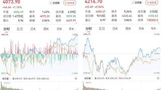半导体板块强势，医药生物板块掀起涨停潮，A股午后拉升三大股指收涨
