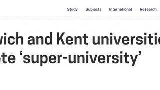 英国两所知名大学正式合并 成该国第三大高等教育机构