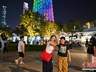 7月23日晚广州塔夏夜绚丽 成暑期热门打卡点