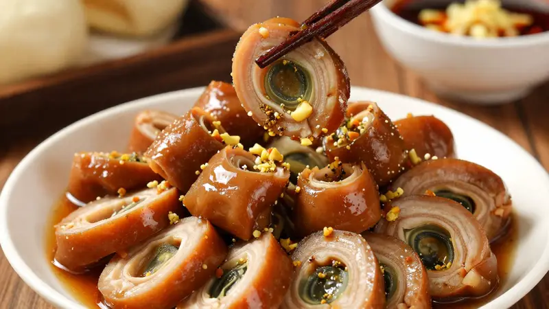 老北京松花小肚儿做法:皮脆肉嫩不腥气