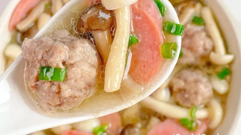 鲜掉眉毛的家常肉丸汤 快手煮全家爱喝