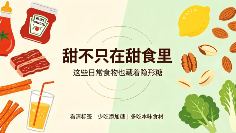 顿顿吃的这些食物,居然藏着这么多糖?