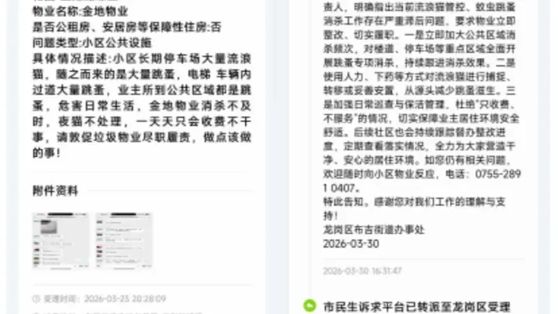 深圳一小区业主不满物业不作为，多年投诉无用！街道办回应