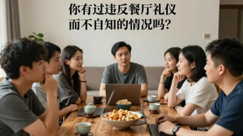 你也有过无意打破餐馆规矩的经历吗？