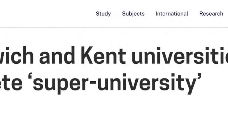 英国两所知名大学正式合并 成该国第三大高等教育机构