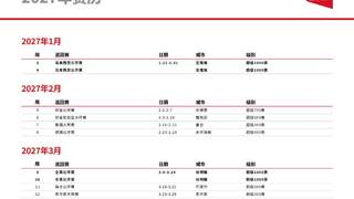 2027-2028世界羽联世界巡回赛赛历公布 27年起采用3X15分制