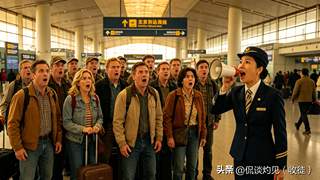20人美国旅行团抵达北京机场,全员愣神,导游喊三次集合没人应声