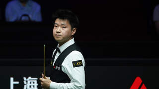 赵心童两杆破百6-0横扫罗伯逊 晋级斯诺克上海大师赛半决赛