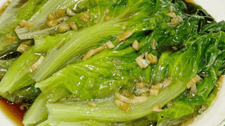 五分钟快手家常好菜 蚝油生菜脆嫩清甜口感佳