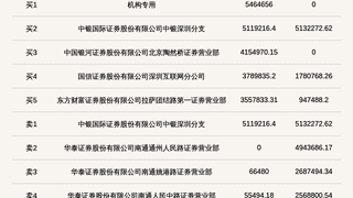 机构席位买入546.47万 北交所上市公司易实精密登龙虎榜