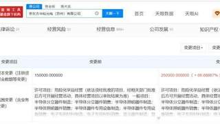 华灿光电旗下苏州公司增资至25亿 增幅约67%