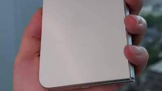 白色版苹果iPhone Ultra折叠手机机模再次曝光