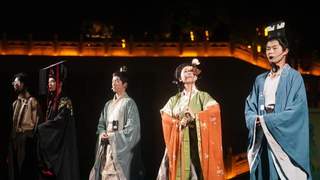河北邯郸：响堂山石窟沉浸式夜游项目启幕