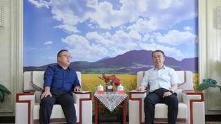 李兴华会见中旅国际杜长辉一行 张掖共话文旅合作升级