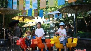 浙江乌镇重启凉街民俗 夏日亲水嬉水成活动亮点