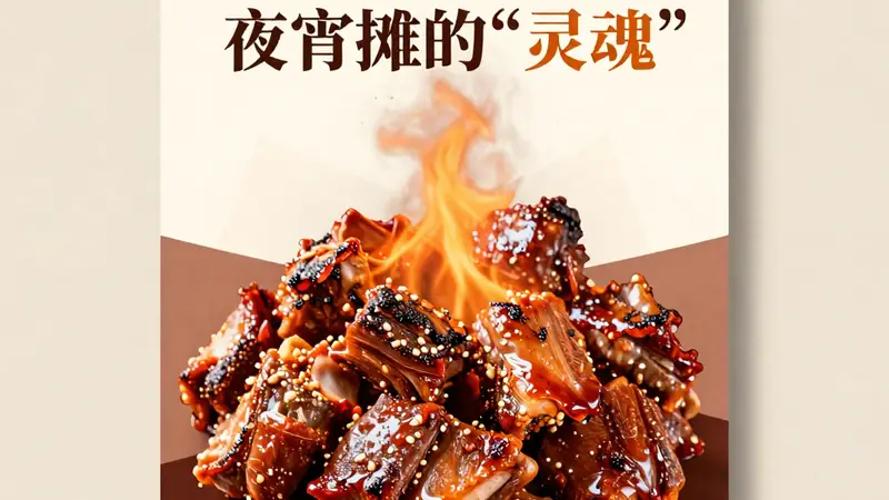 资阳乐至烤肉：炭火+香料，麻辣鲜香，夜宵摊的“灵魂”！