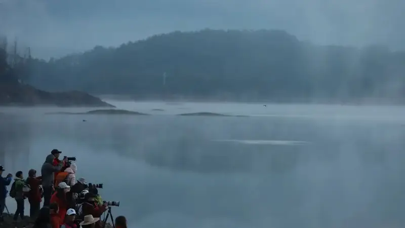 晨雾里的天堂湖——罗田九资河拍摄散记之三
