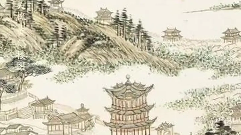 图知道|《黄鹤楼图》:江楼寄古 云山怀远