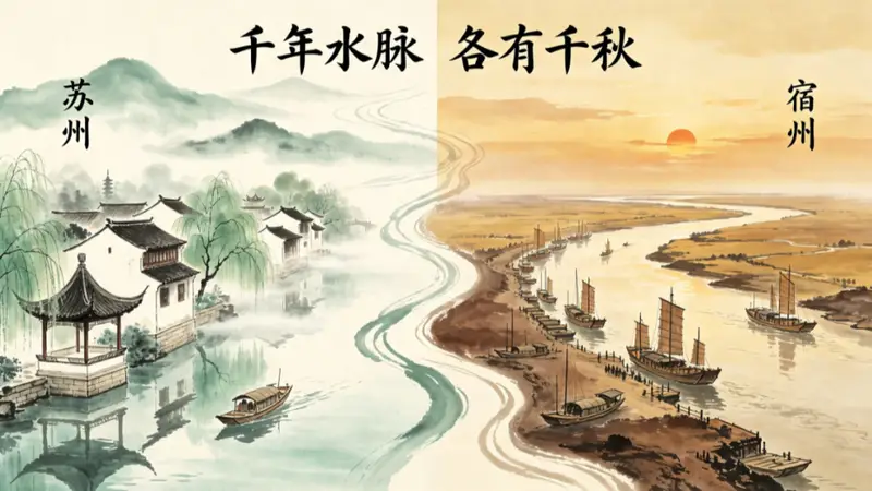 宿州隋唐运河与苏州运河大不同 同属运河带各有千年风华