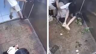 电梯冲突中妈妈让孩子打人 这种教孩子“不吃亏”的方式太可怕