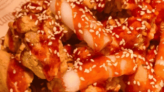 家常小食新吃法 炸鸡年糕解锁甜辣风味