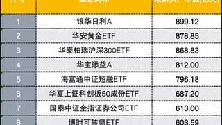 不见千亿级ETF，ETF规模第一又易主，有资金谨慎避险，有的大胆抄底