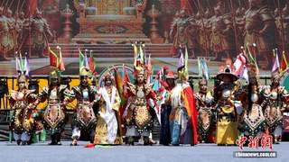 2026玛域格萨尔文化旅游节 青海果洛集中上演多部改编自《格萨（斯）尔》藏戏