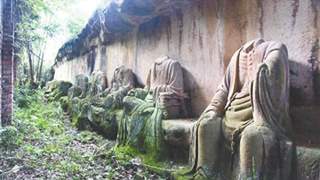 四川灵芝岩石窟秘境 徒步两小时可览山林古迹