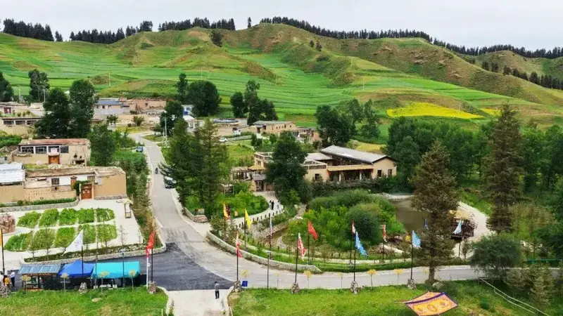 甘肃天祝双龙景区修缮古戍边遗址 深挖文脉打造特色文旅名片