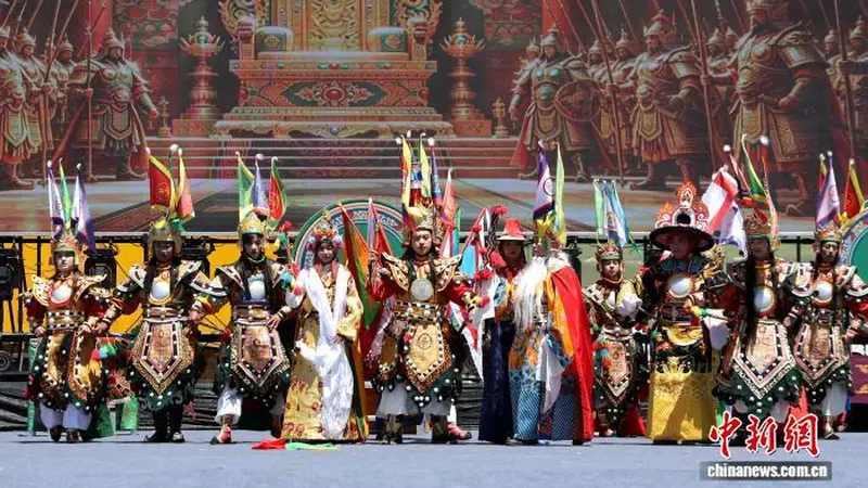 2026玛域格萨尔文化旅游节 青海果洛集中上演多部改编自《格萨（斯）尔》藏戏