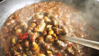 昌邑特色食材波螺牛：七千年前已被先民食用 清淤入味成民间美食