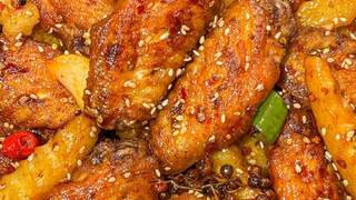 孜然鸡翅土豆条的家常做法 这样做更入味外酥里糯